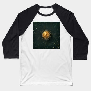 Abstract Dark Sphere Baseball T-Shirt